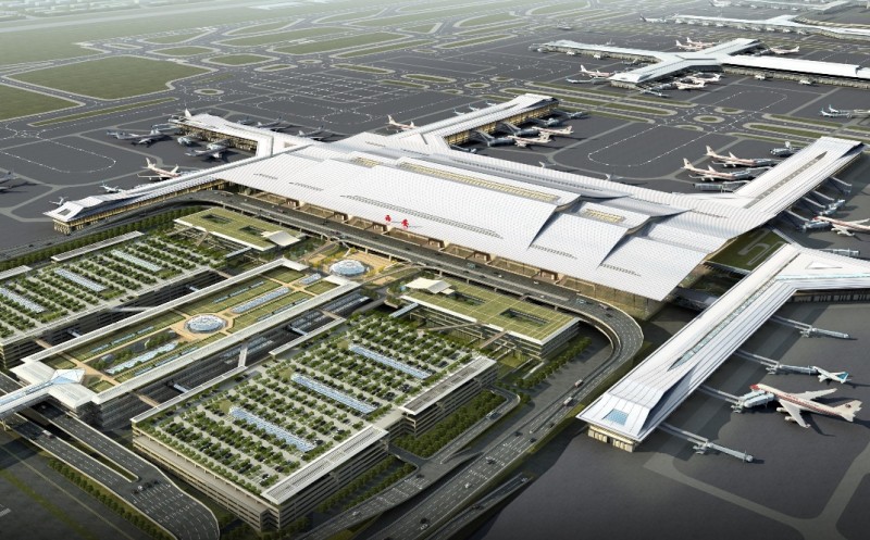 中建八局装饰公司西北分公司西安咸阳国际机场三期扩建工程精装修项目全面复工！