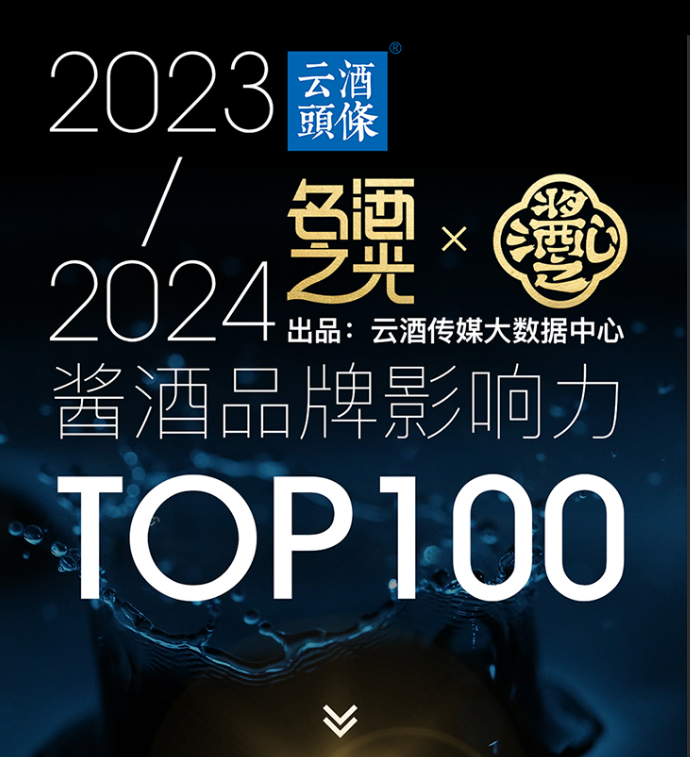  喜报：中国酱酒品牌影响力TOP100榜单发布！红粮谷酒业荣誉上榜。