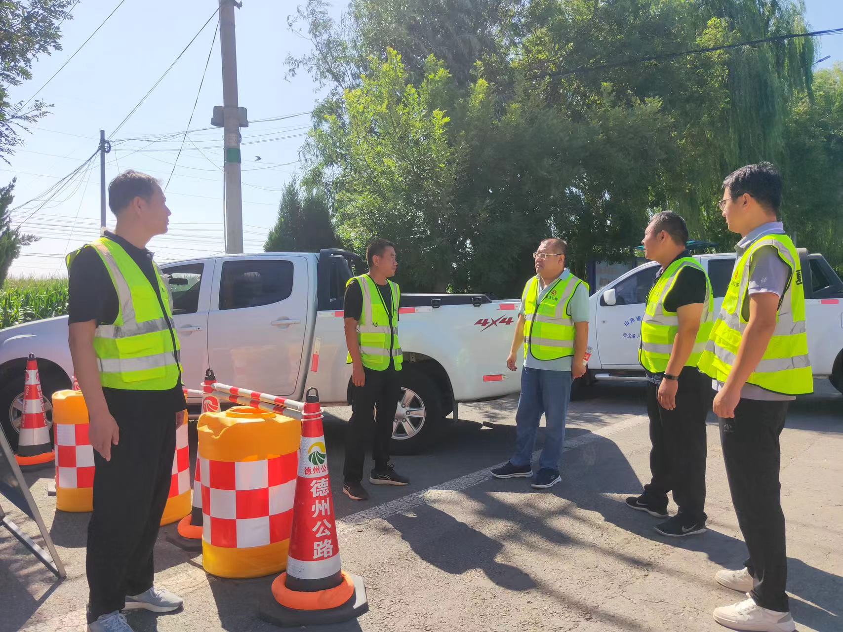 夏津公路分中心加强项目施工现场安全监管